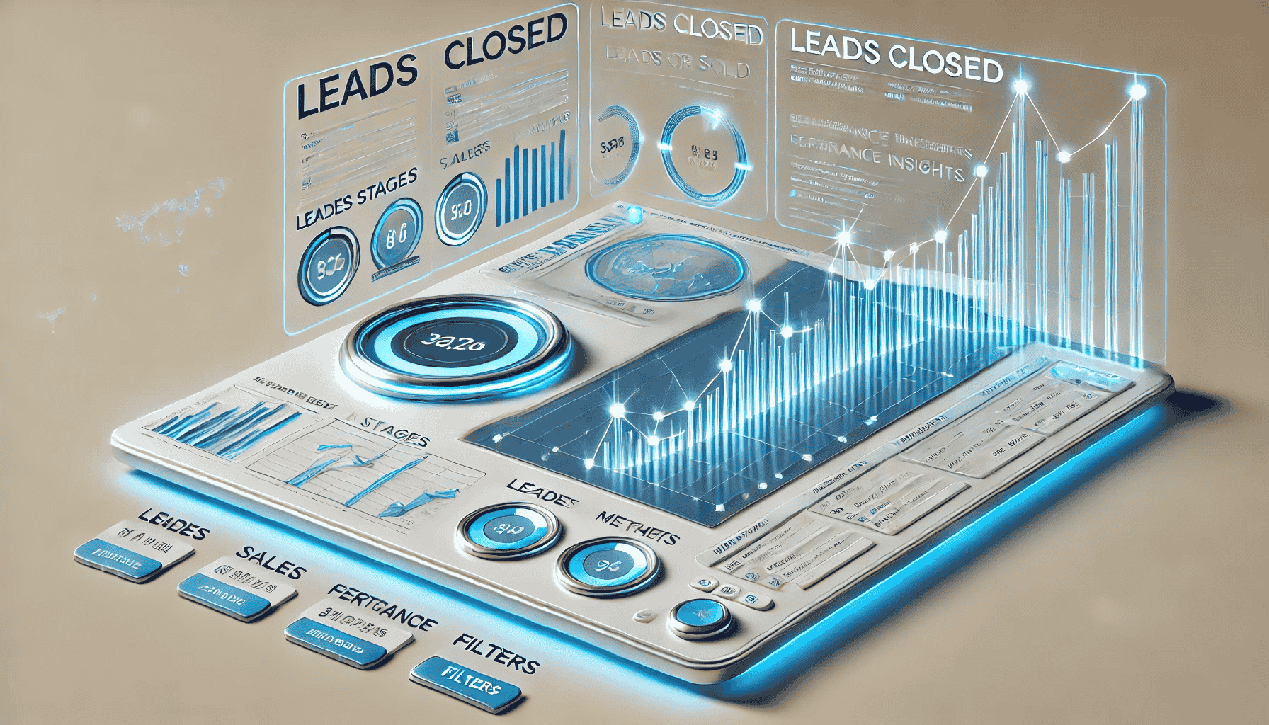 Xeus AI sales dashboard